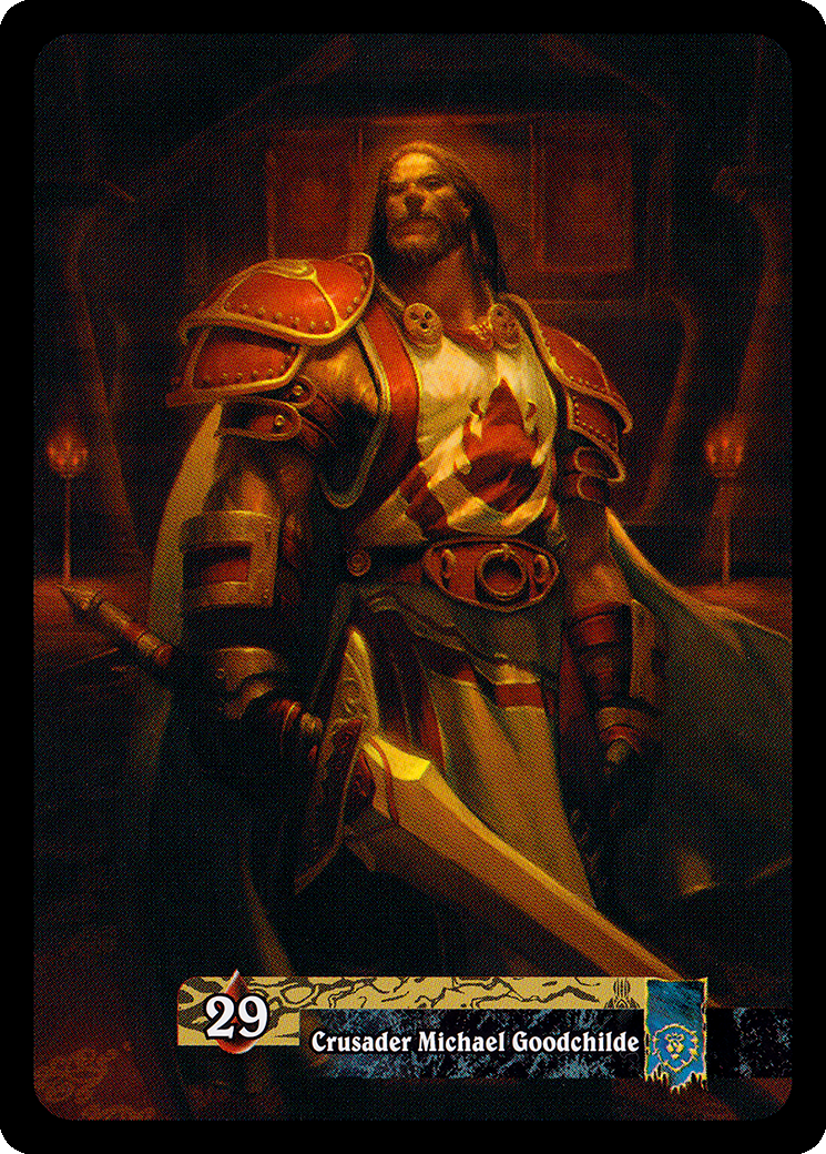 Crusader Michael Goodchilde 背面